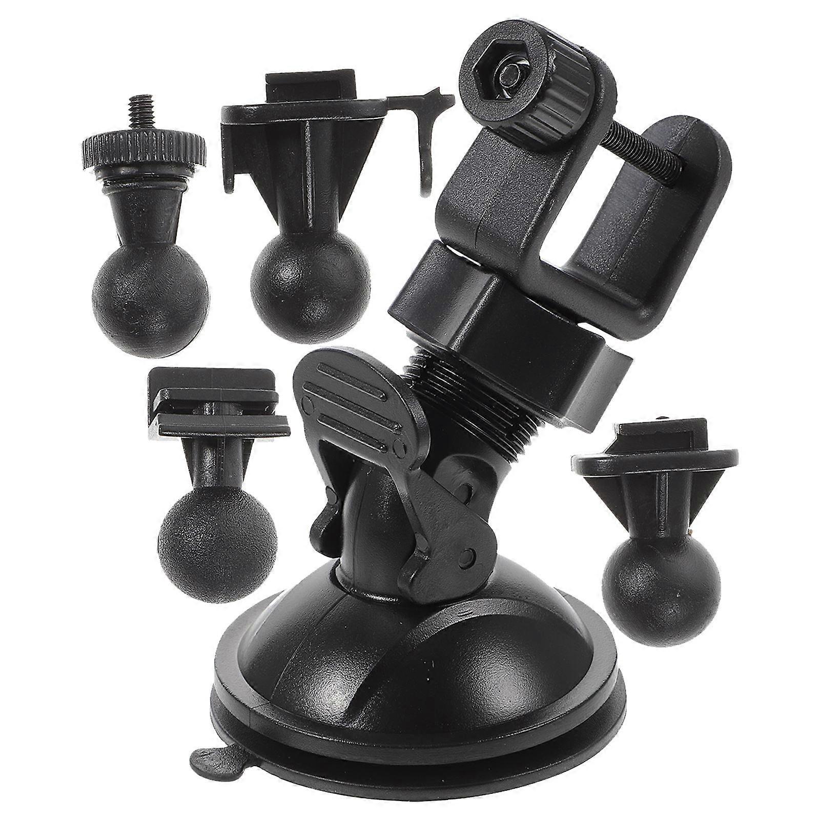 Mini Suction Cup Dash Cam Mount for Storage Use Black 5Sets