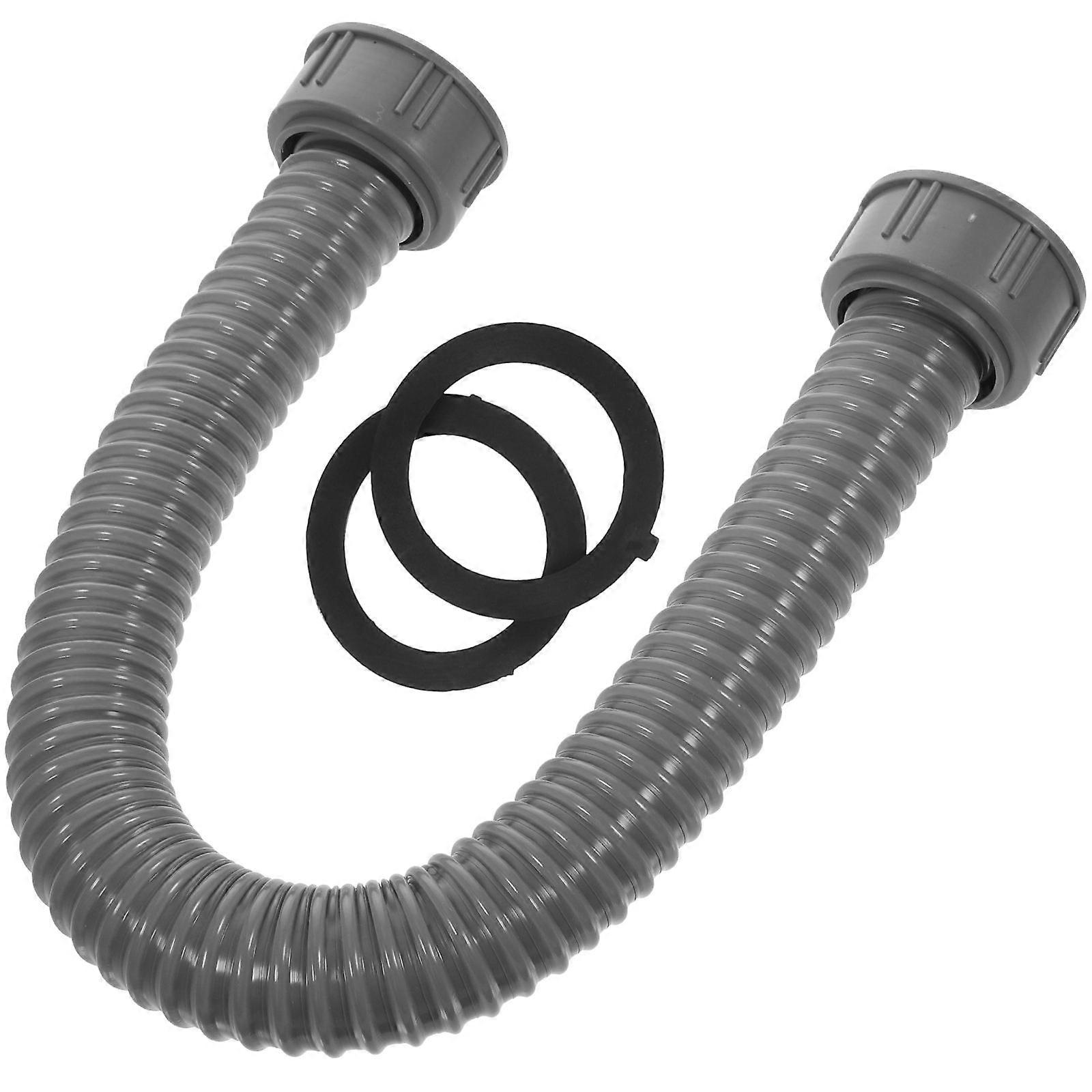 Flexible Drain Hose Bathroom Flexible Drain Hose for Sink Use Plastic Material 50cm