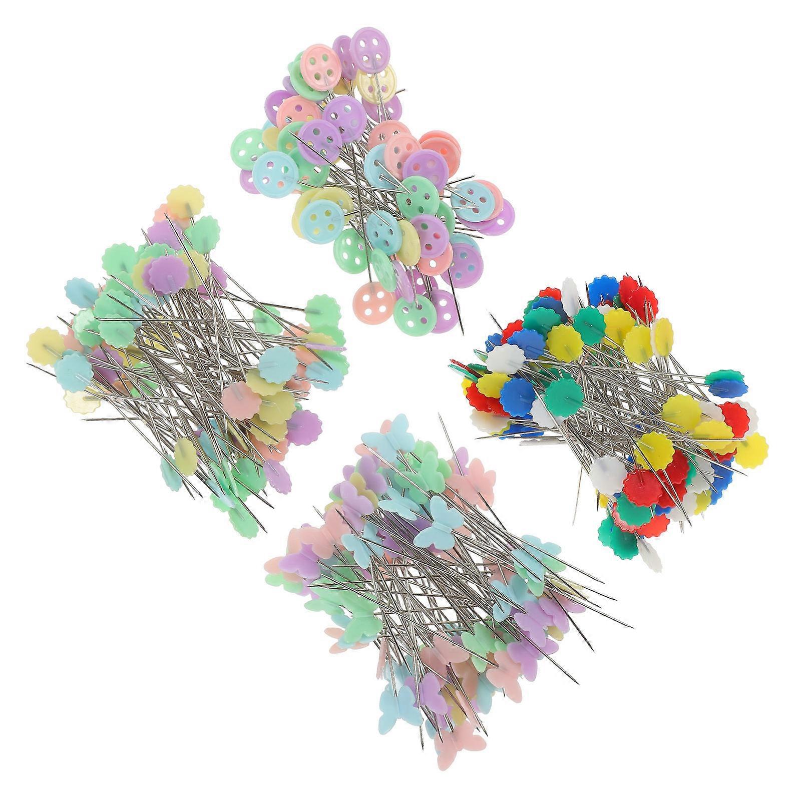 Durable Fixing Pins 400Pcs Suitable for General Stitching Carpeting and Dress Making with Flat Head Design