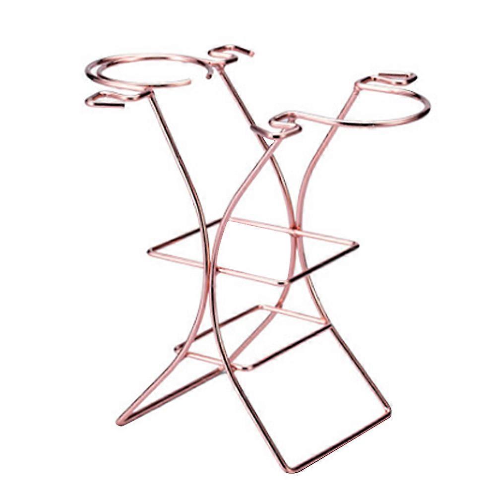 Table Cup Holder Creative Wine Glass Rack Space Saving Modern Style Homeowners 1Pcs