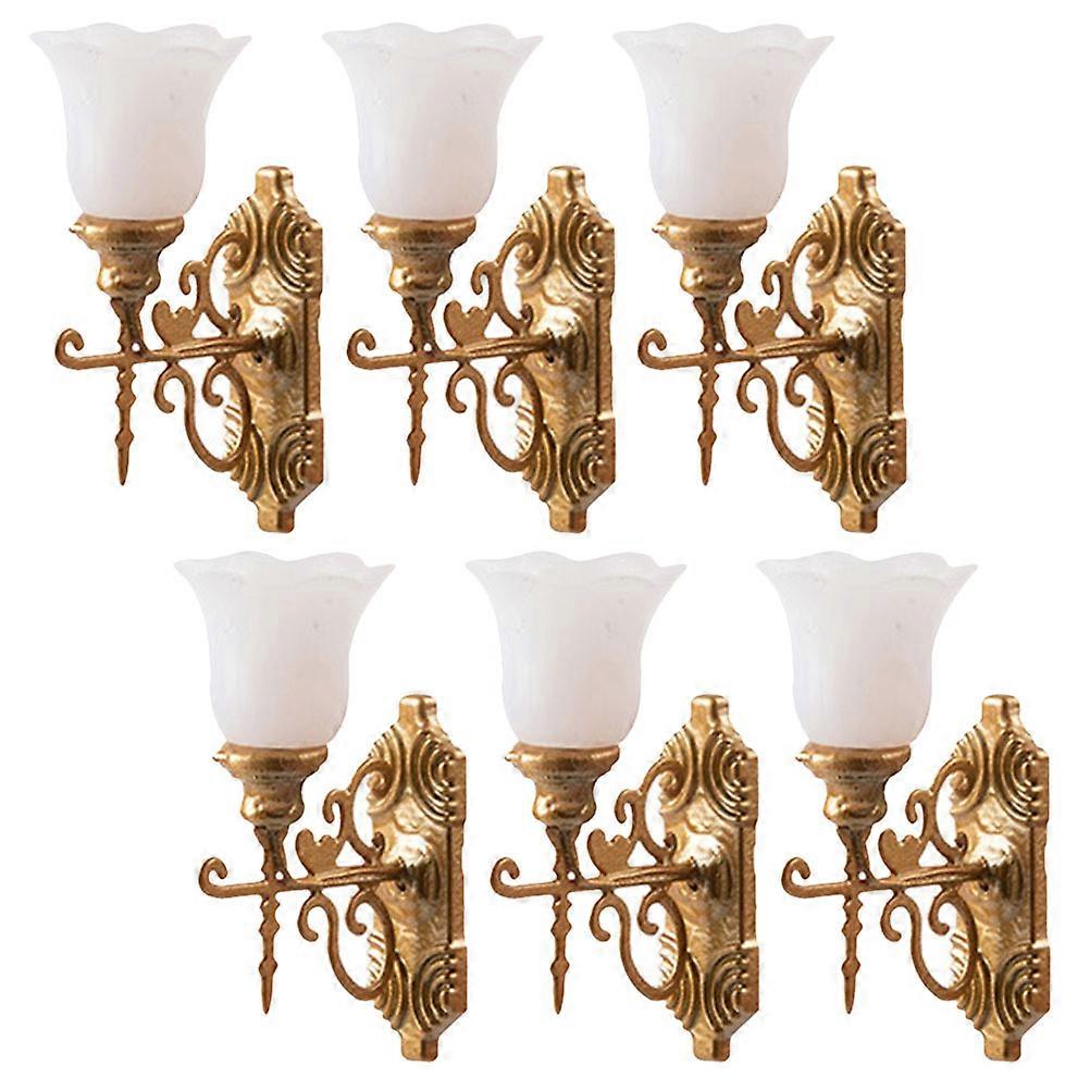 Miniature Lamp Model for Decor with 30Pcs Simulated Mini Yard Lights