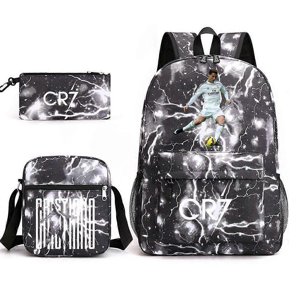 Cr7 Student School Backpack Three-Piece Set I