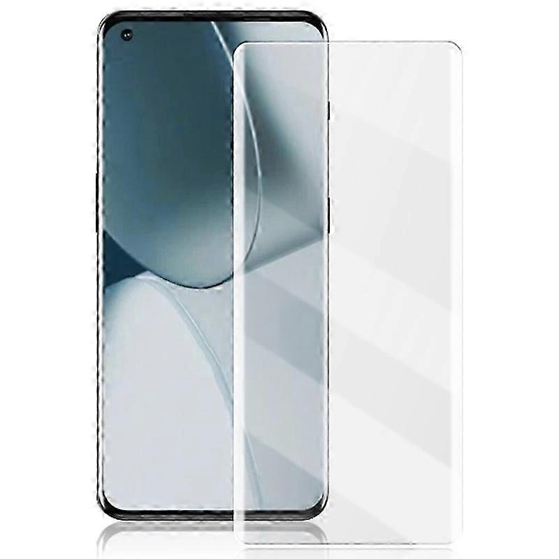 AMORUS 3D Curved High Transparency Full Size UV Glue Tempered Glass Screen Protector for OnePlus 9 P
