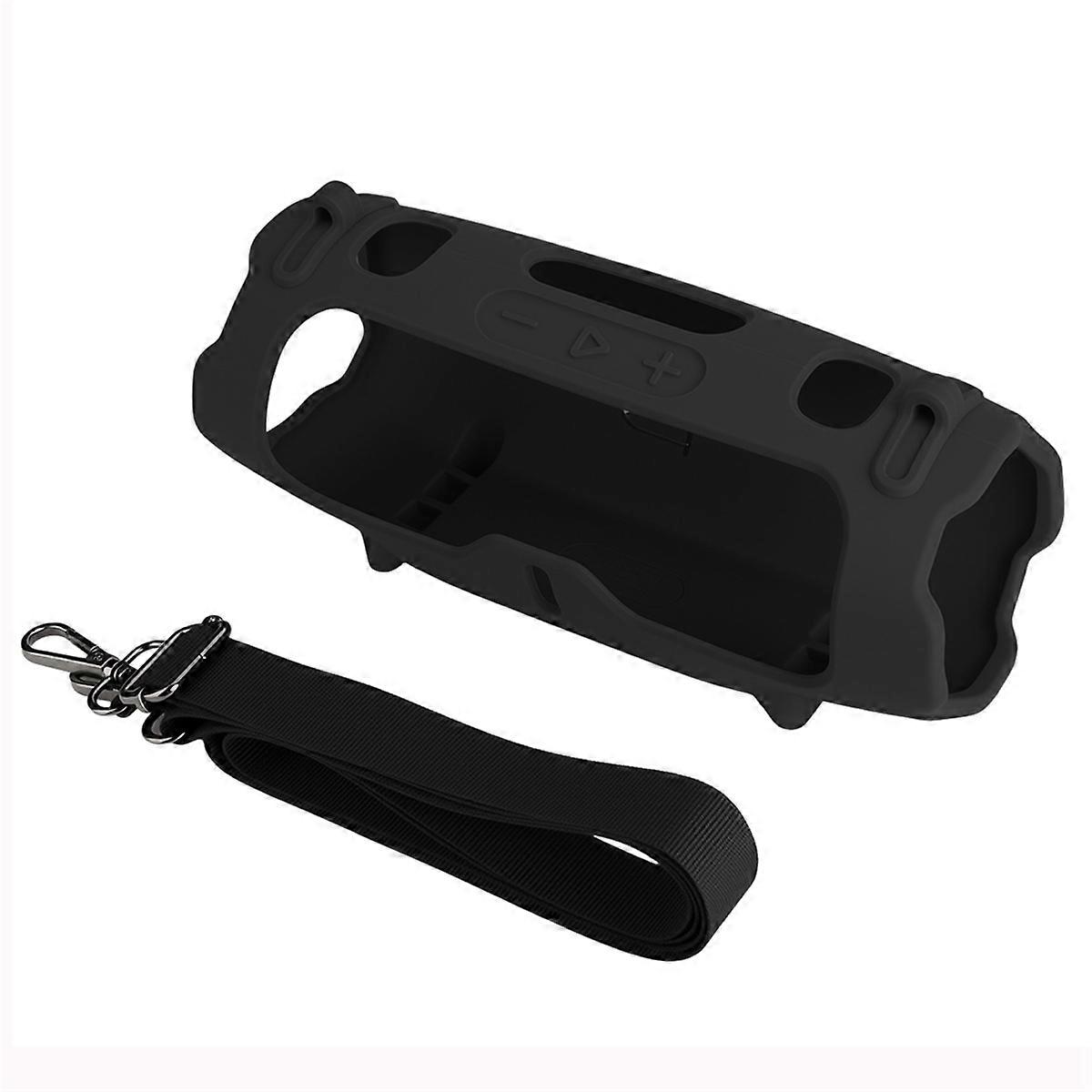  Silicone Cover Case for Charge 6 Bluetooth Speaker, Black