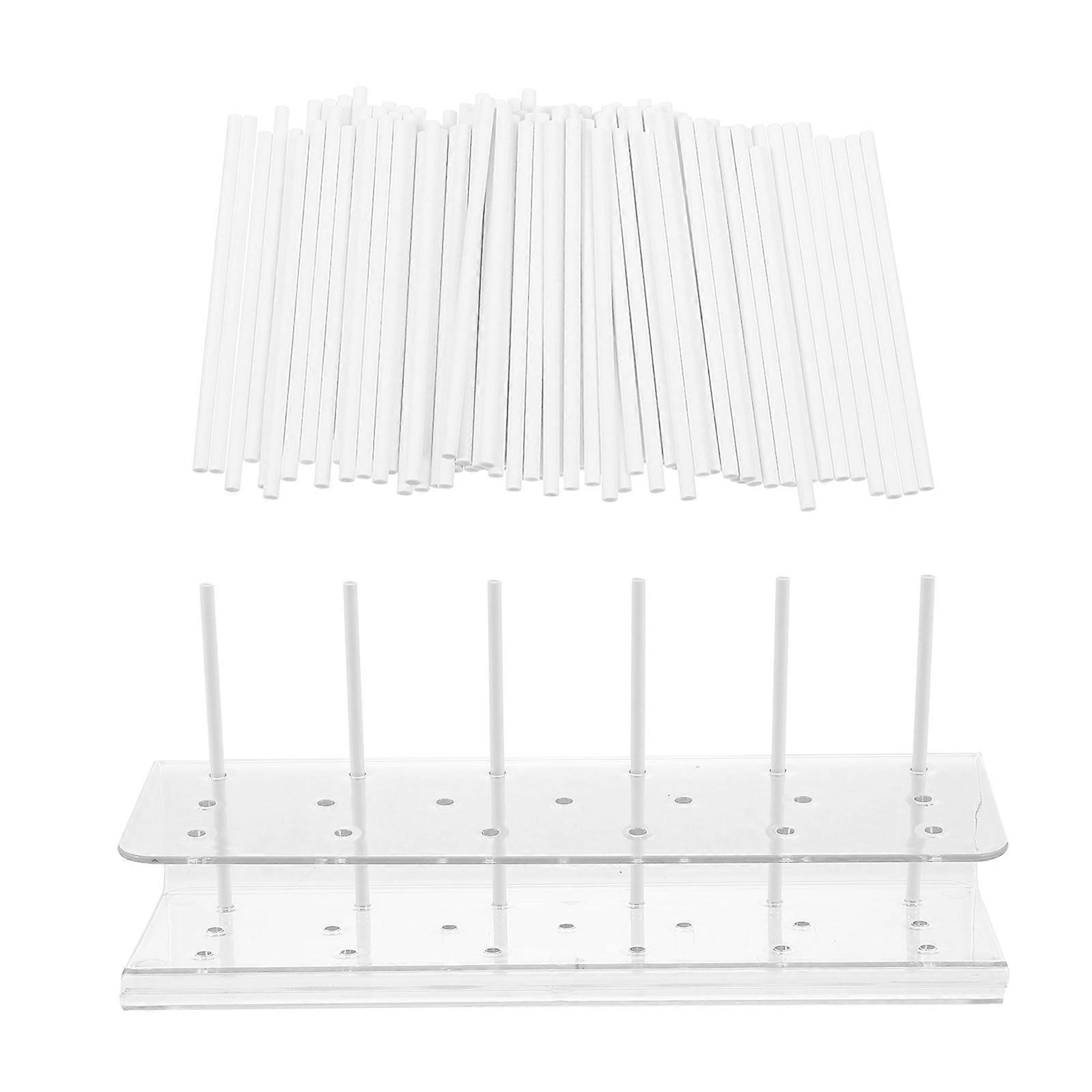 Transparent Lollipop Holder 1Set Smooth Edges Safety Material for Storage Use