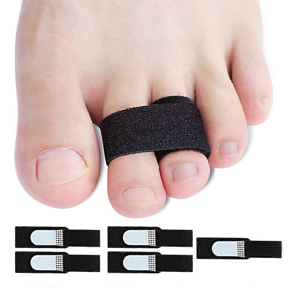 Pexmen 1/2/5/10Pcs Hammer Toe Straightener Broken Toe Wraps Hammertoe Corrector Toe Splints for Crooked Curled Bent Toes