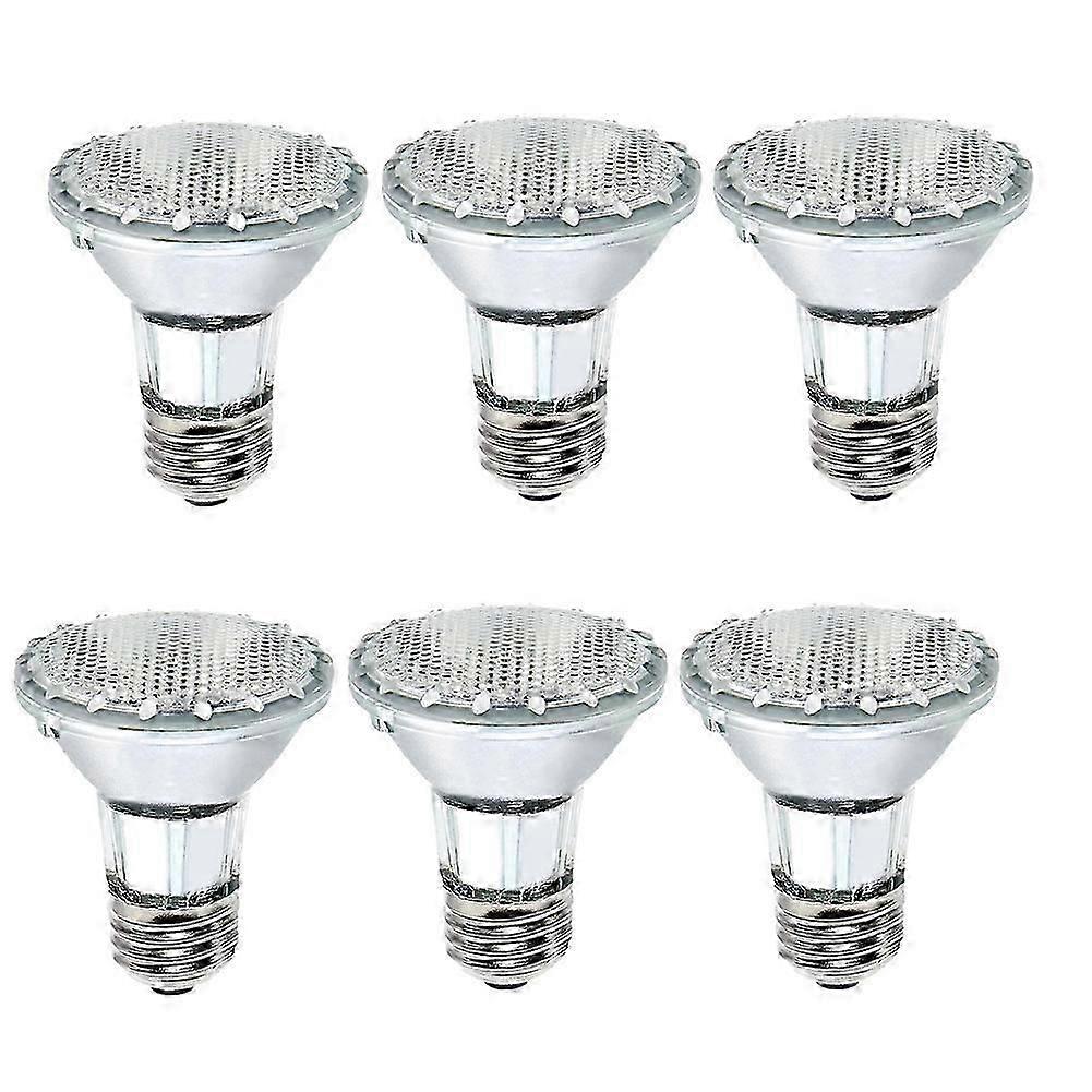PAR20 50W Halogen Bulb 120V,6 Pack High Output PAR20 Flood Light Bulb,50W PAR 20 Halogen Flood Dimma