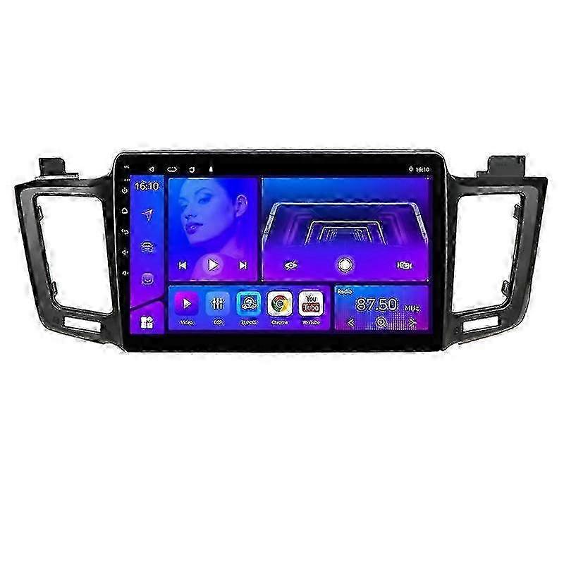 2 Din For Toyota RAV4 2013-2017 Carplay 4G WIFI Android Auto Car Radio Player Stereo Car Multimedia Video player GPS Navigation DSP RDS miao7
