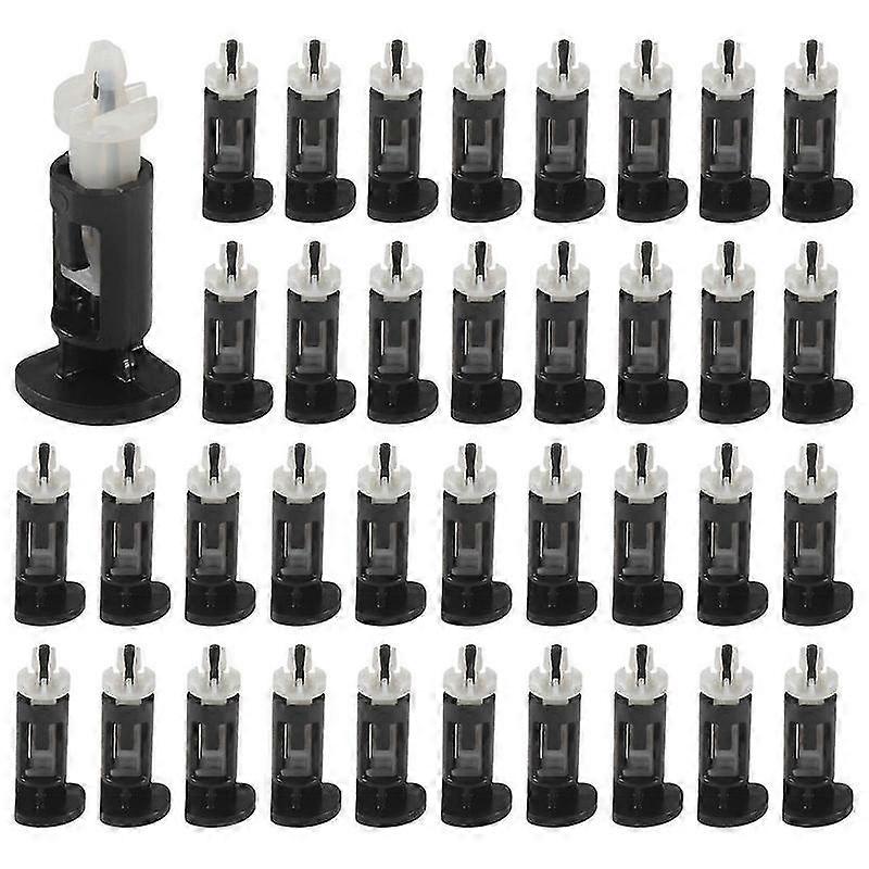 80Pcs CPU Heatsink Mount Pin Plastic Push Screw Cooler Cooling Fan Fastener Mounting Clip for Intel