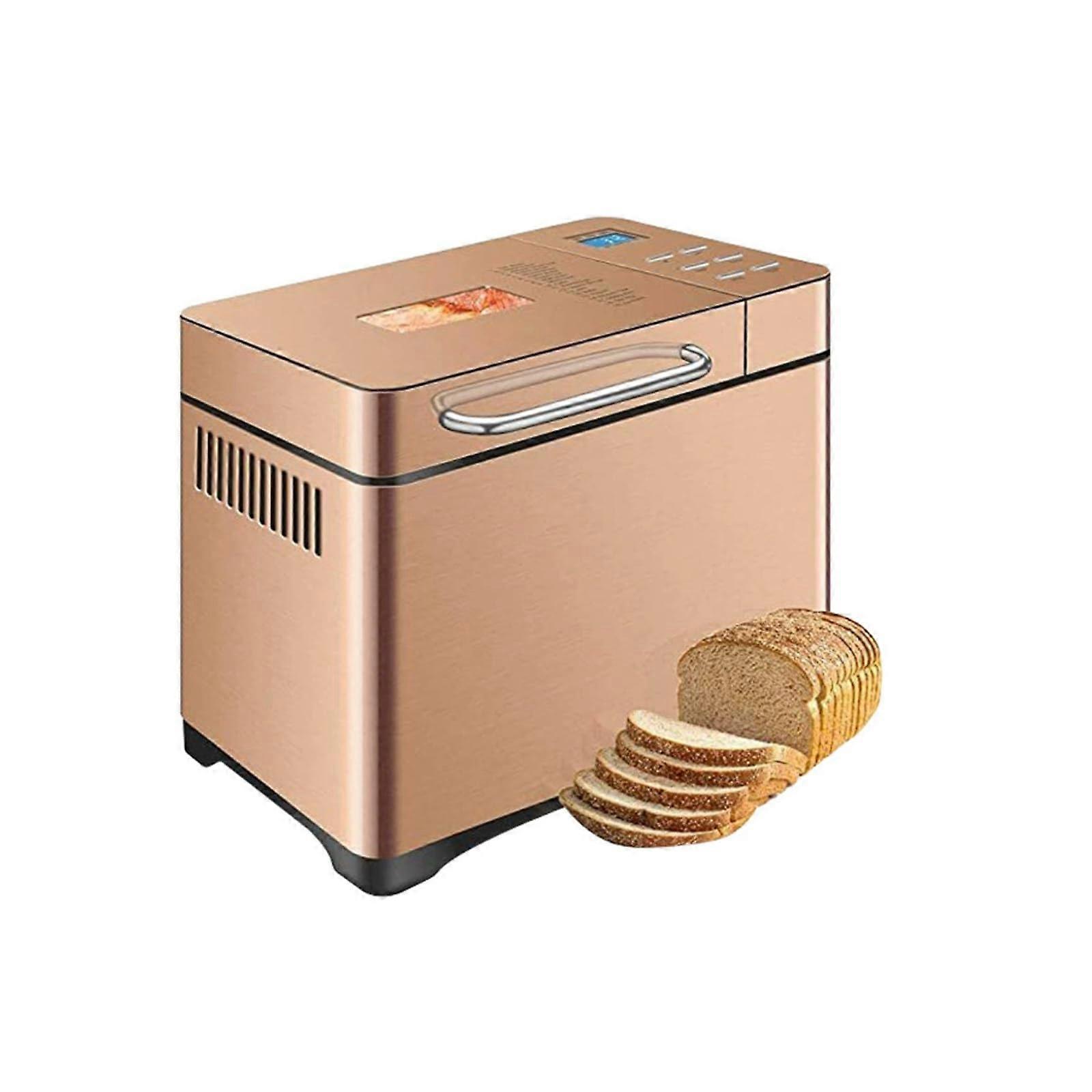 Bread Machine With Fruit And Nut Dispenser 15Hour Reservation Automatic Kneading And Fermentation Nonstick Pan Model B