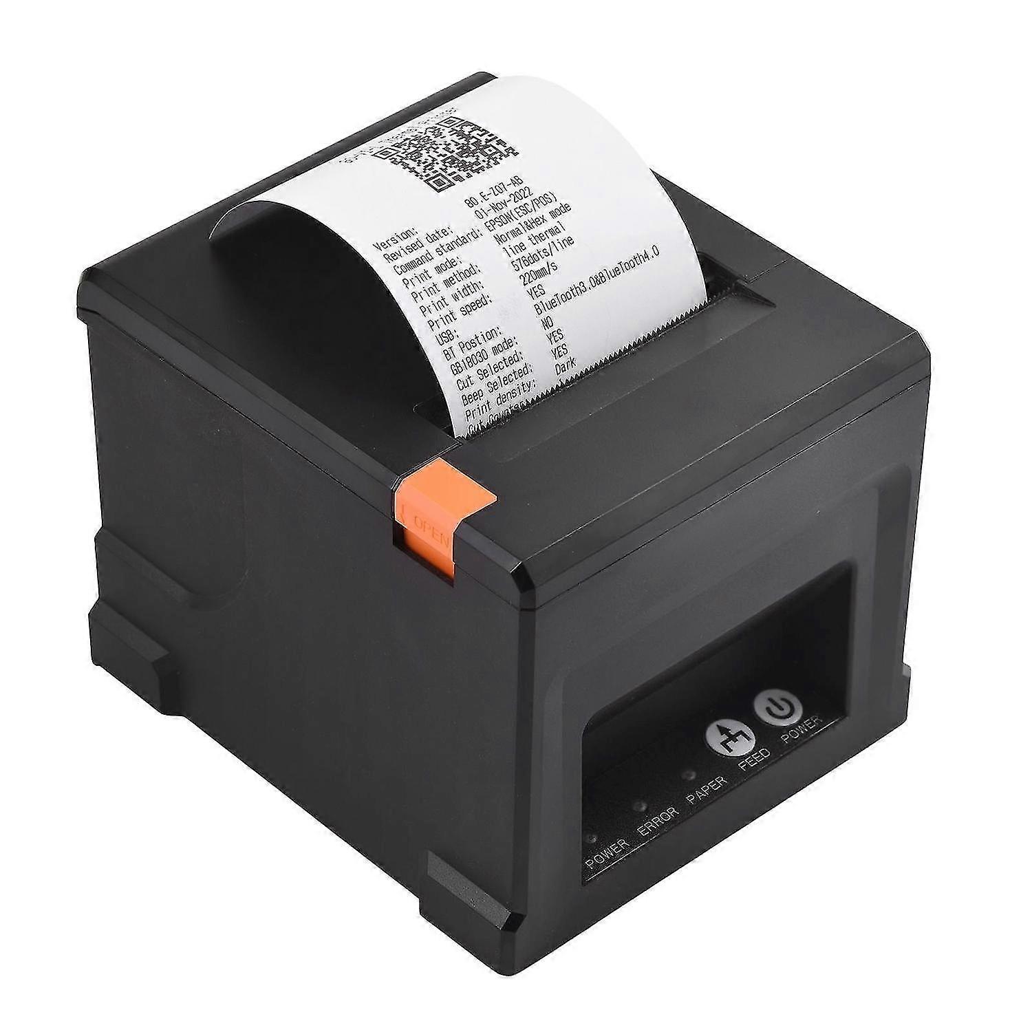 80mm USB+LAN Receipt Printer POS Printer with Auto Cutter 25-26s