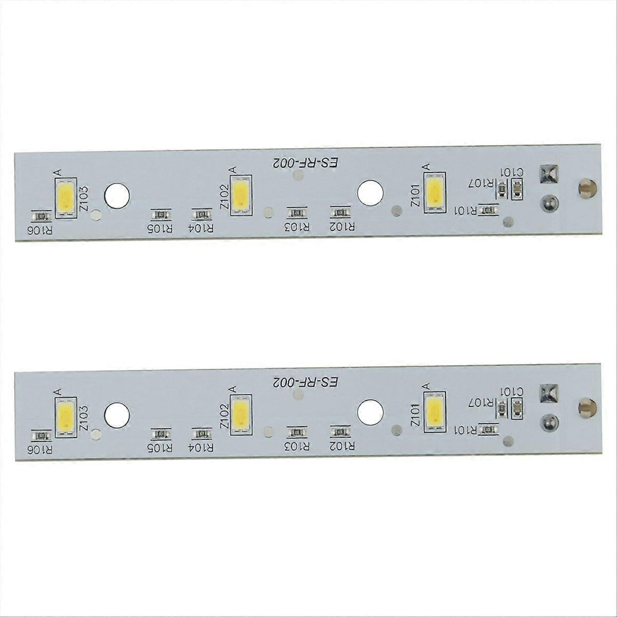 2Pcs WR55X26671 LED Light Compatible for GE Refrigerators LED Light