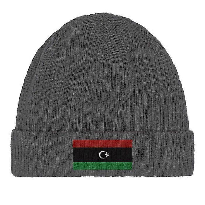 Libya Flag Cap in Grey