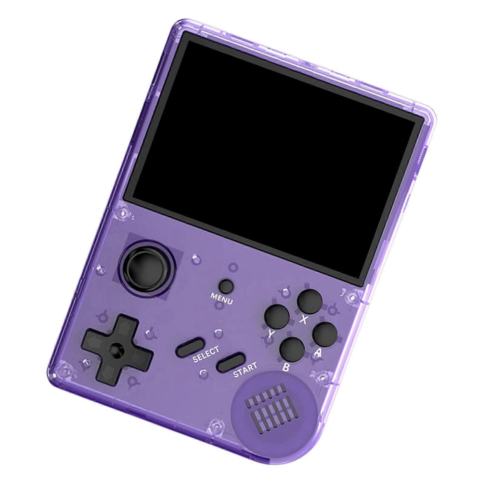Gaming Console 64GB Storage Improved Processing Power 3.5'' Screen Long Runtimes Ergonomic Controls  Eggplant color