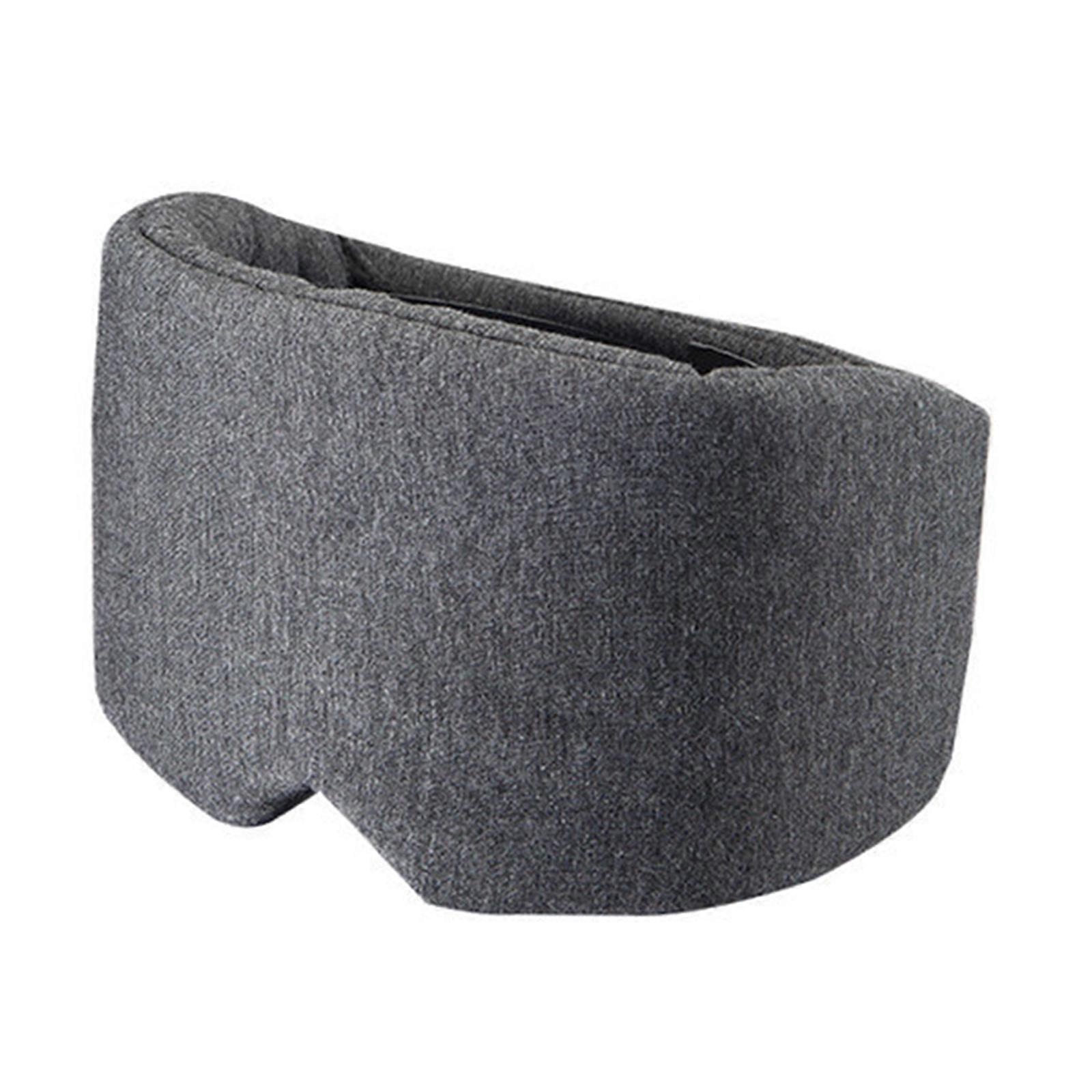 Ice Silk Sleepings mask With Full Light Blocking Breathable Fabric Eye Cover For Night Rest And Long Flight Easy to Carry  Meteorite lime