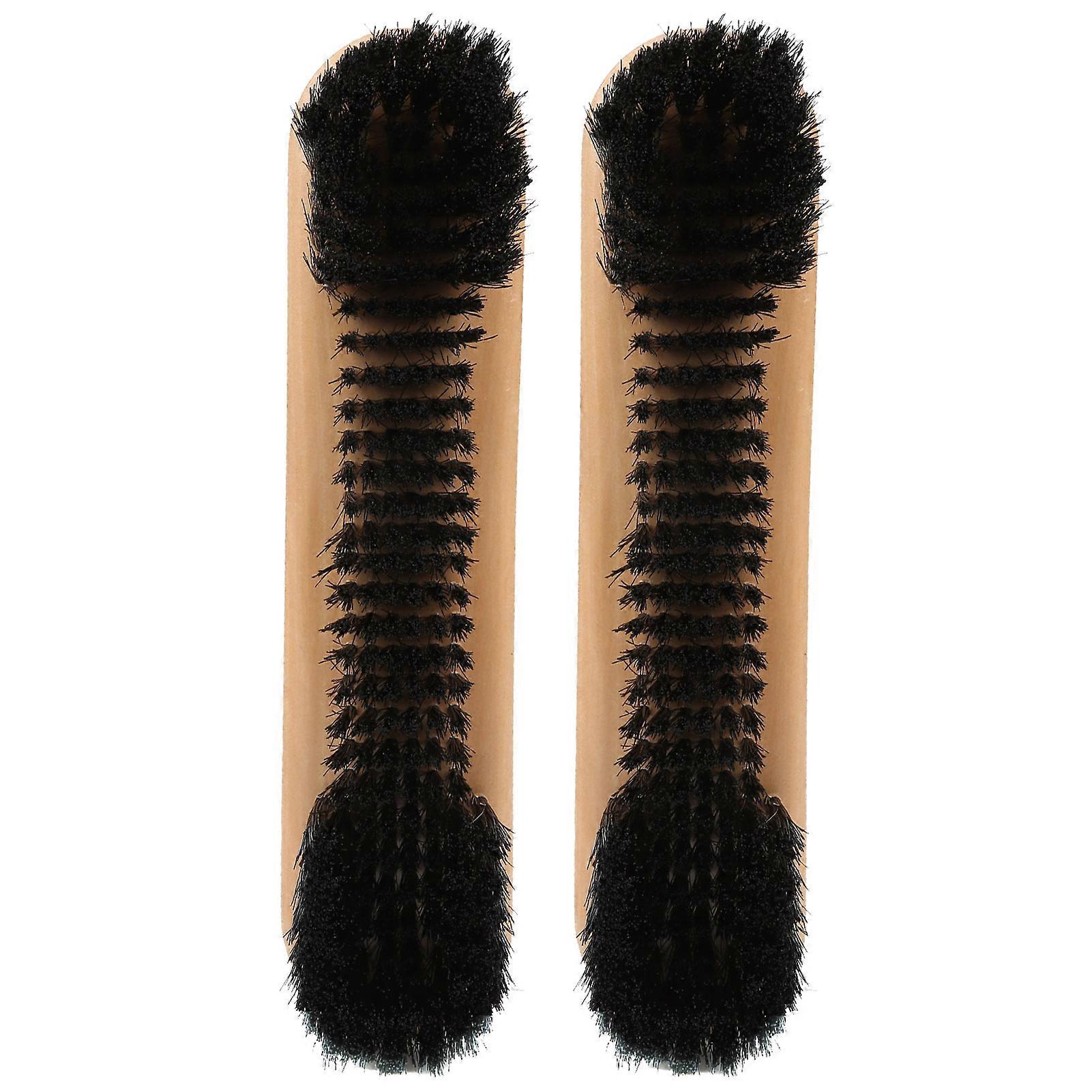 2Pcs/Set Pool Table Brush Billiard Cleaner Wooden Handle Pool Table Cleanning Accessories