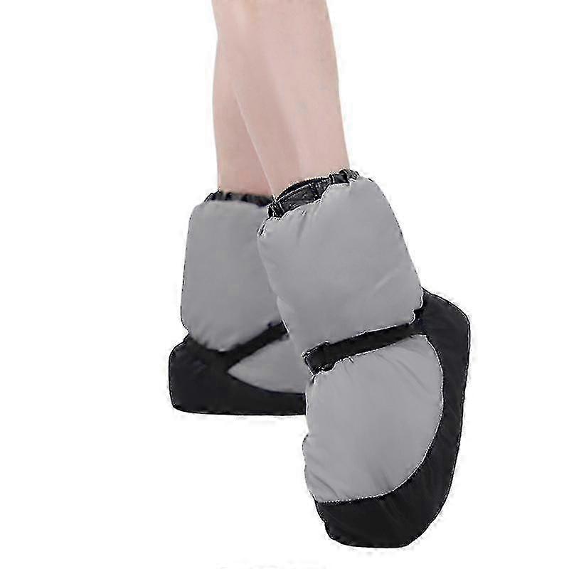 Sapatilhas de balé quentes femininas para dançar com conforto de algodão