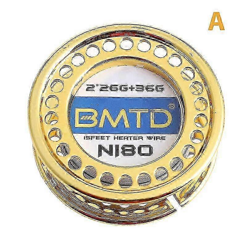 5m/roll Ni80 Fused Clapton Wire for Rebuildable 2/3/4*26G+36G Heating Wires Coil SHYTMV w