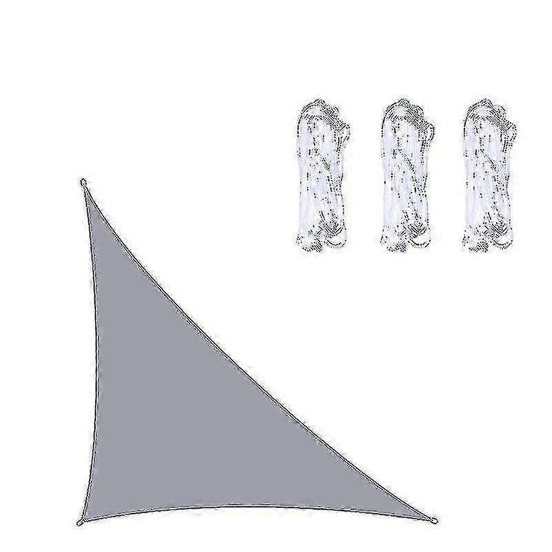 Sun shade sail for garden 4x4x5.7m waterproof triangle camping canopy