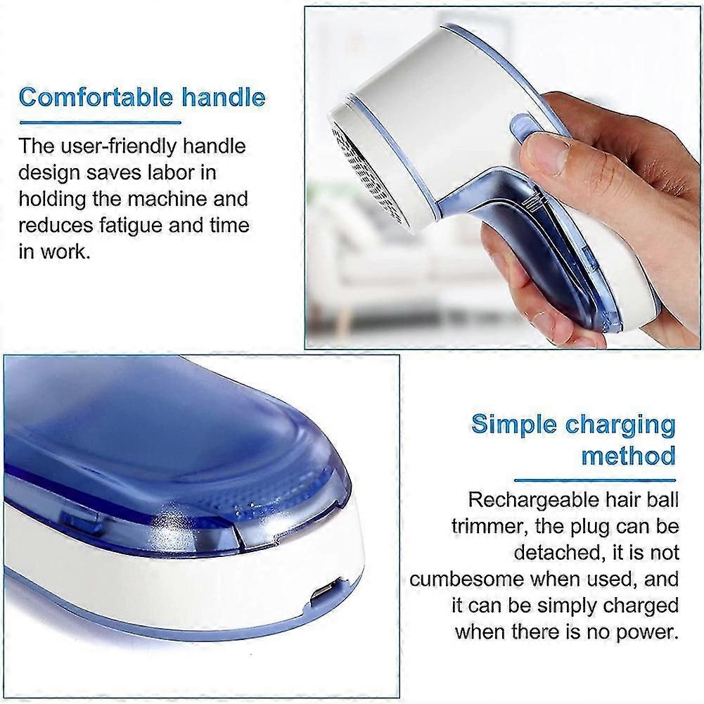 Electric Lint Remover With 2 Blades For Clothes Blanket Cushion Sofa @BUGU