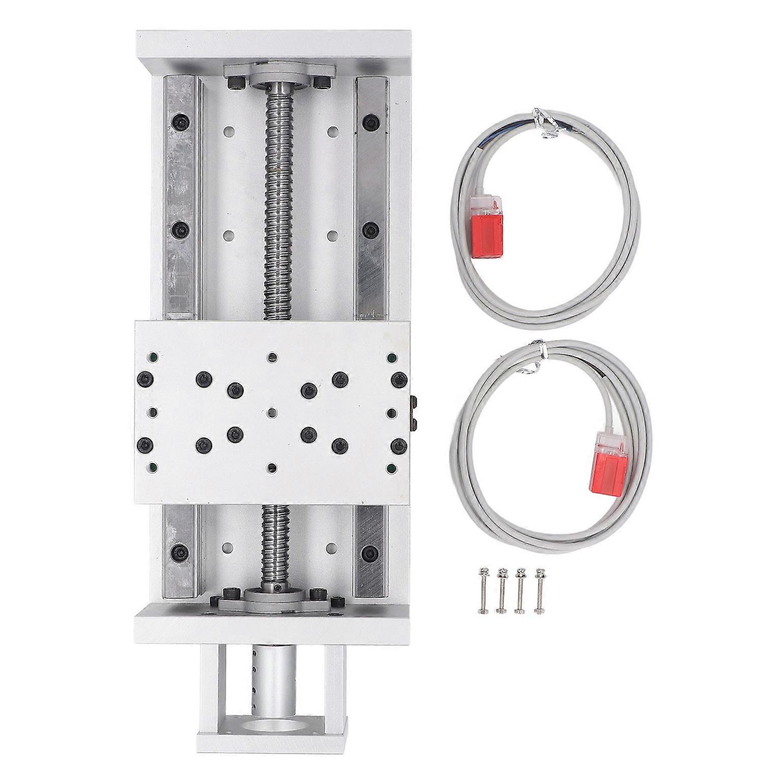 Electric Linear Rail Guide 200mm Stroke 1605 Ballscrew Linear Motion Stage Table with Limit Switch f