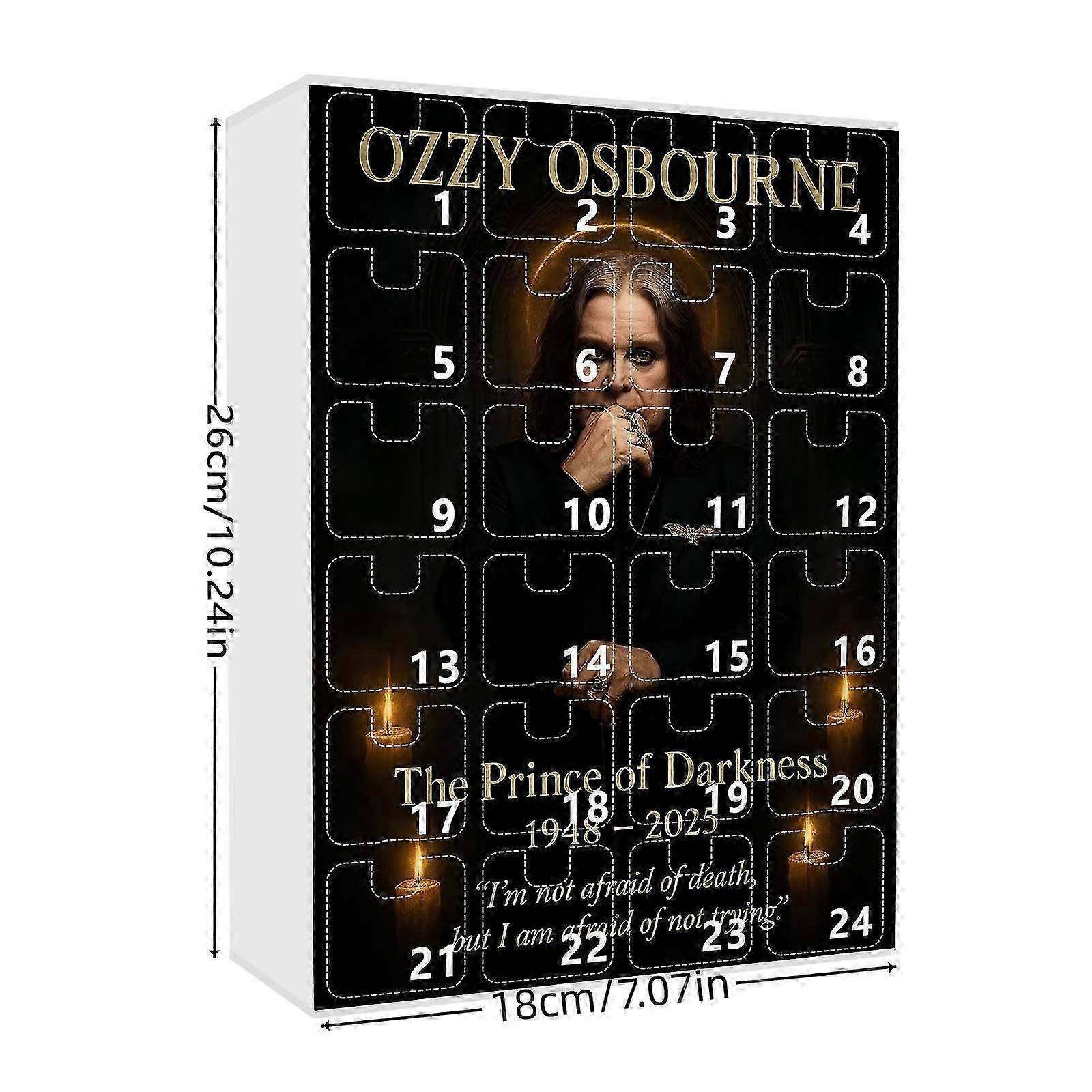 2025 Ozzy Osbourne Motorradglocke Ozzy Osbourne Countdown-Kalender Blindbox-Anhänger