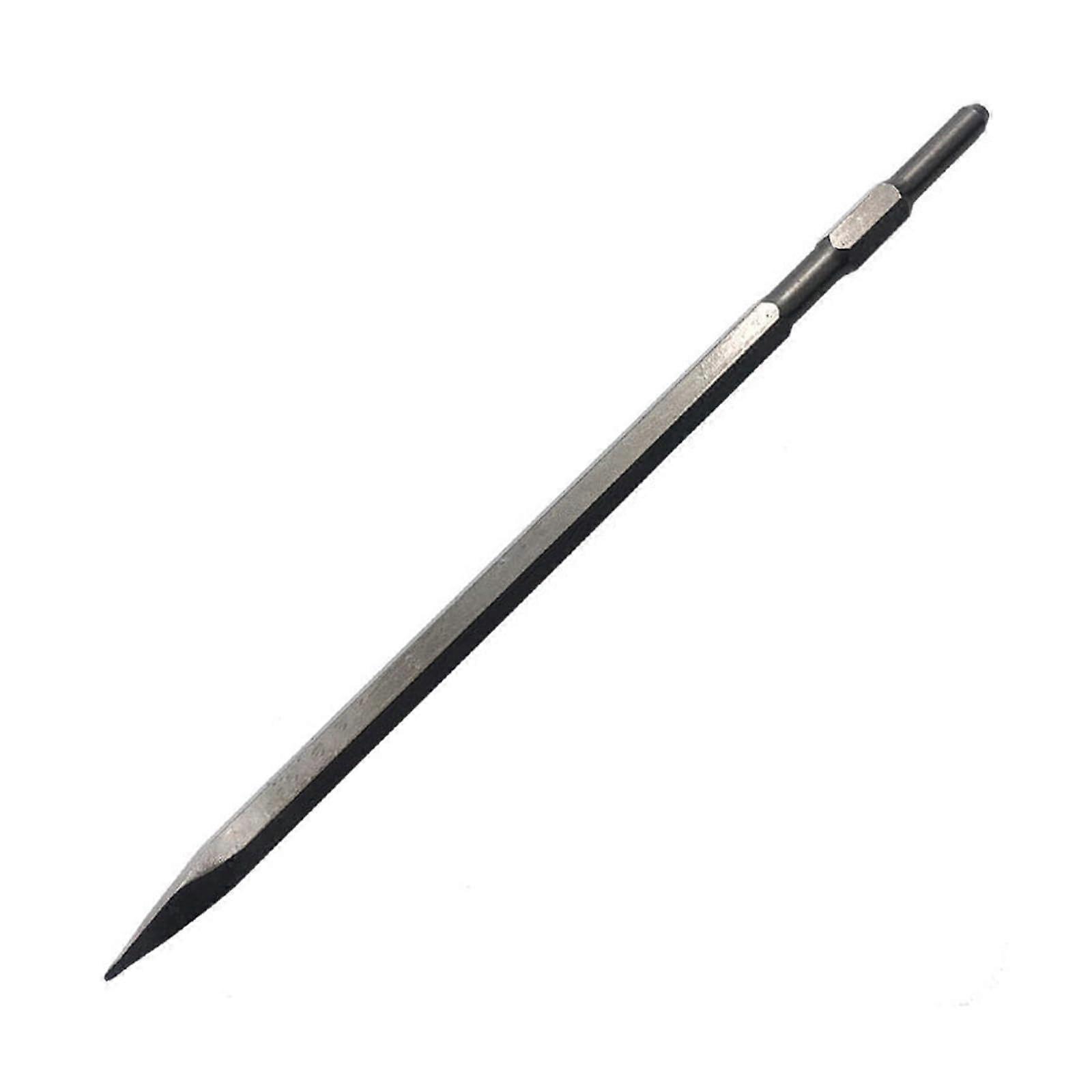 600mm Electric Hammer Flat Gouge Drill Bit For Masonry Cement Concrete Brick Stone Hexagonal Tip