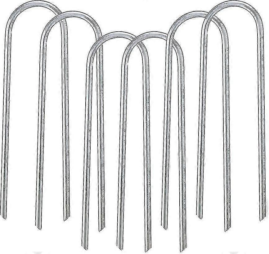 Trampolines Wind Stakes Heavy Duty U Type Sharp Ends For Camping Tents