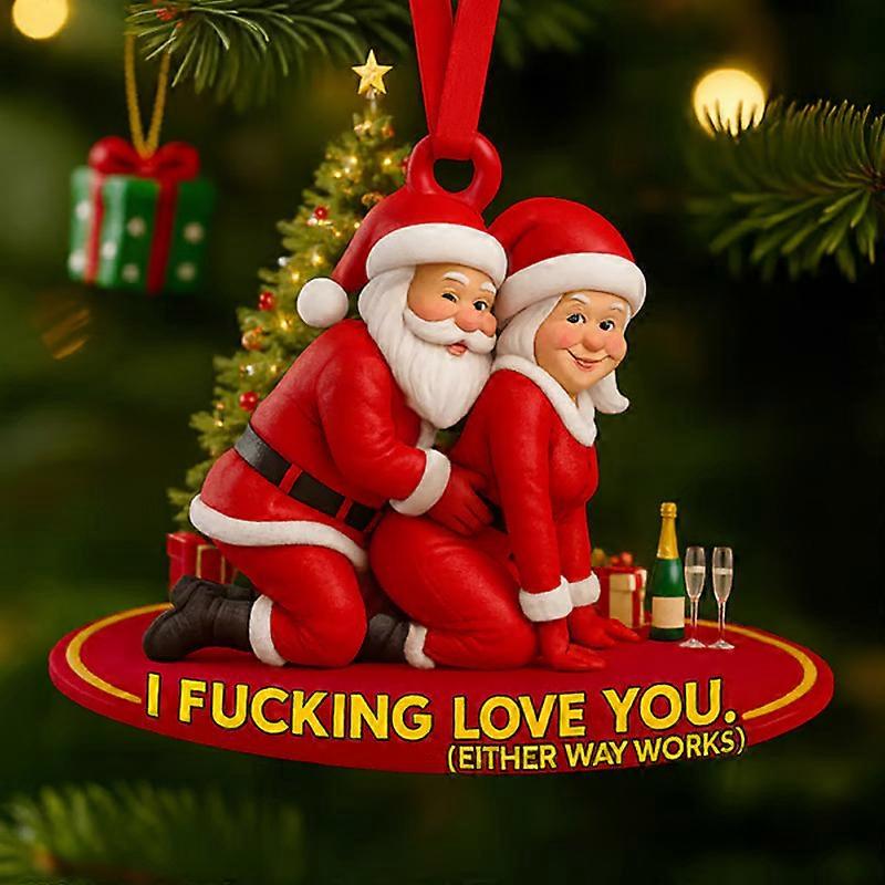 Stygg julgransprydnad jultomten julgransprydnader julklappar