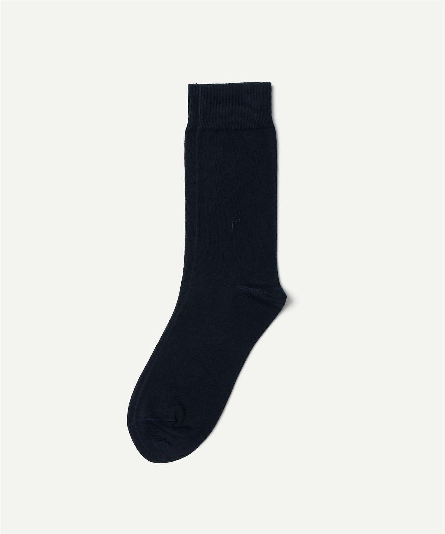 JAK Cotton Dark Blue Socks