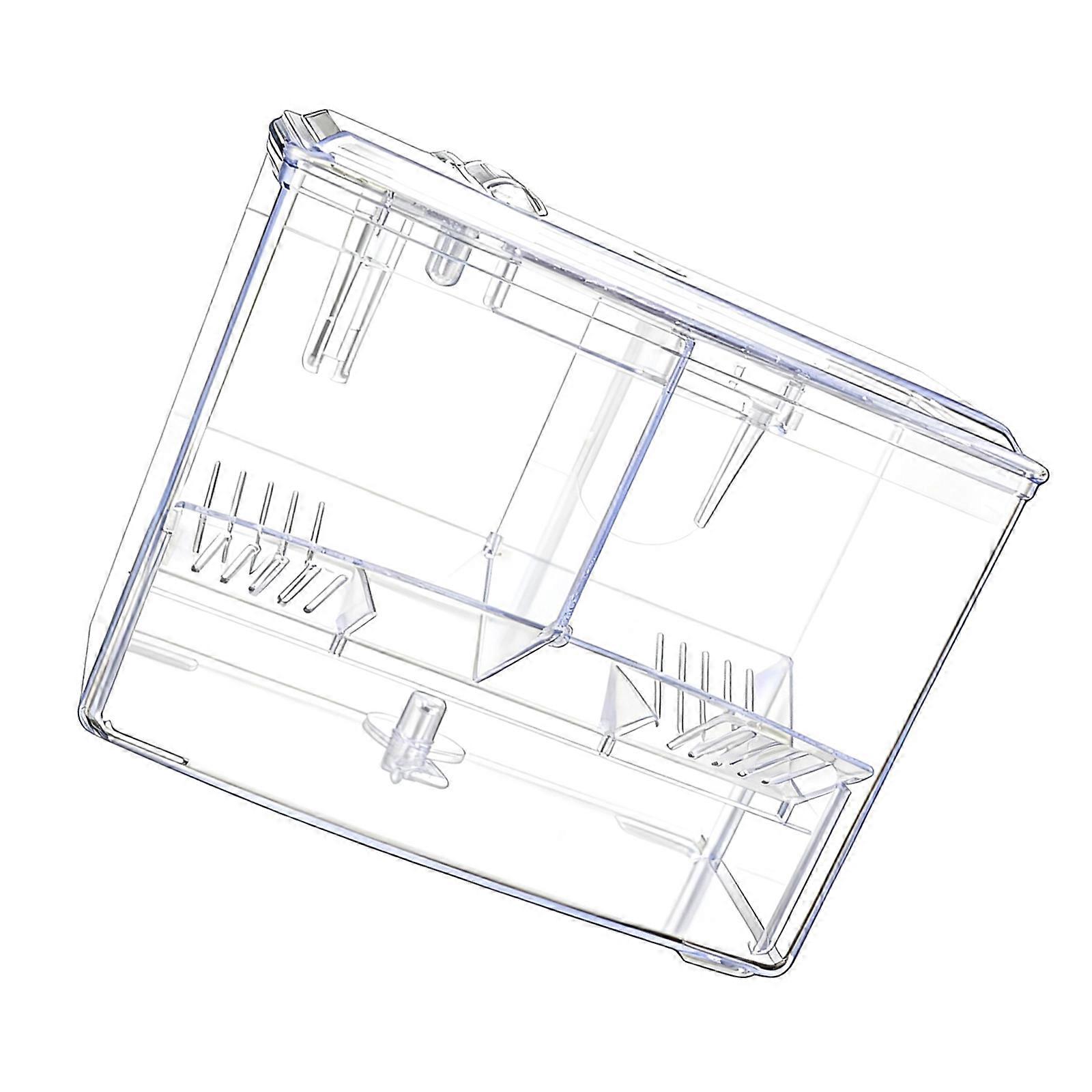 FishTank Hatchery Incubator Aquarium Small Breeding Box Clear Breeder Isolation Hatching Box External  S