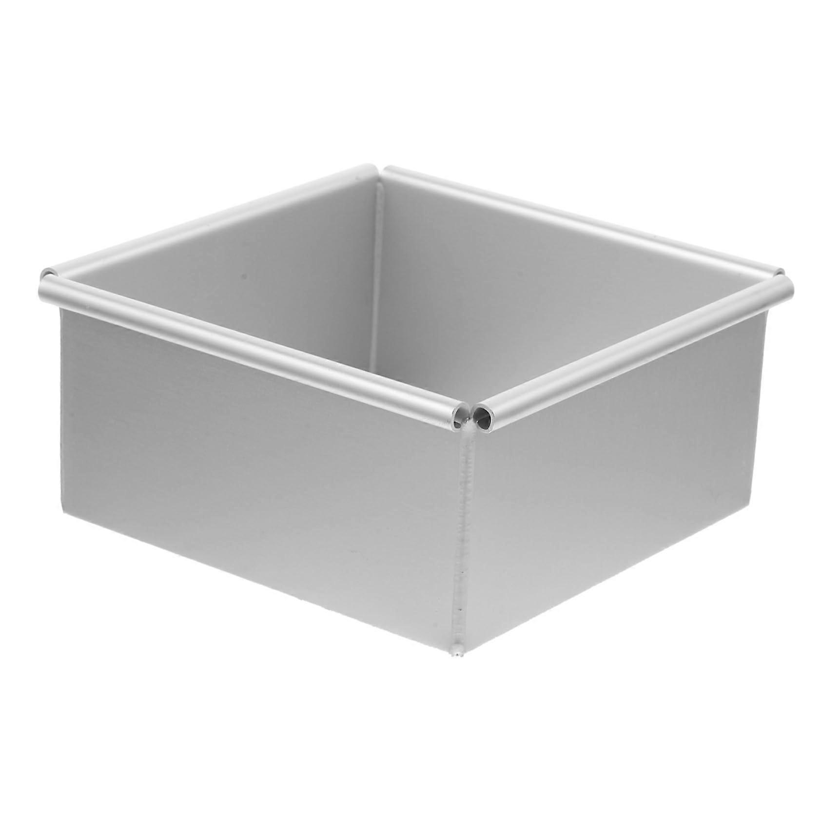 Square Cake Baking Pan with Removable Bottom NonStick Aluminum Alloy for Even Heat DIY Cheesecake Baking