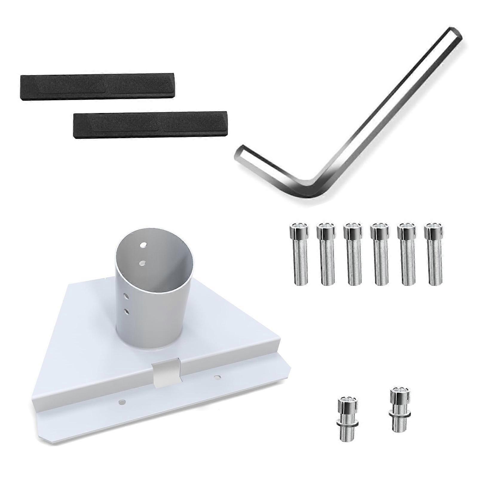 ערכת התקנה על קיר, תושבת התקנה של מתאם צינור, גג להתקנה על קיר חיצוני דור 3, צבעים שונים