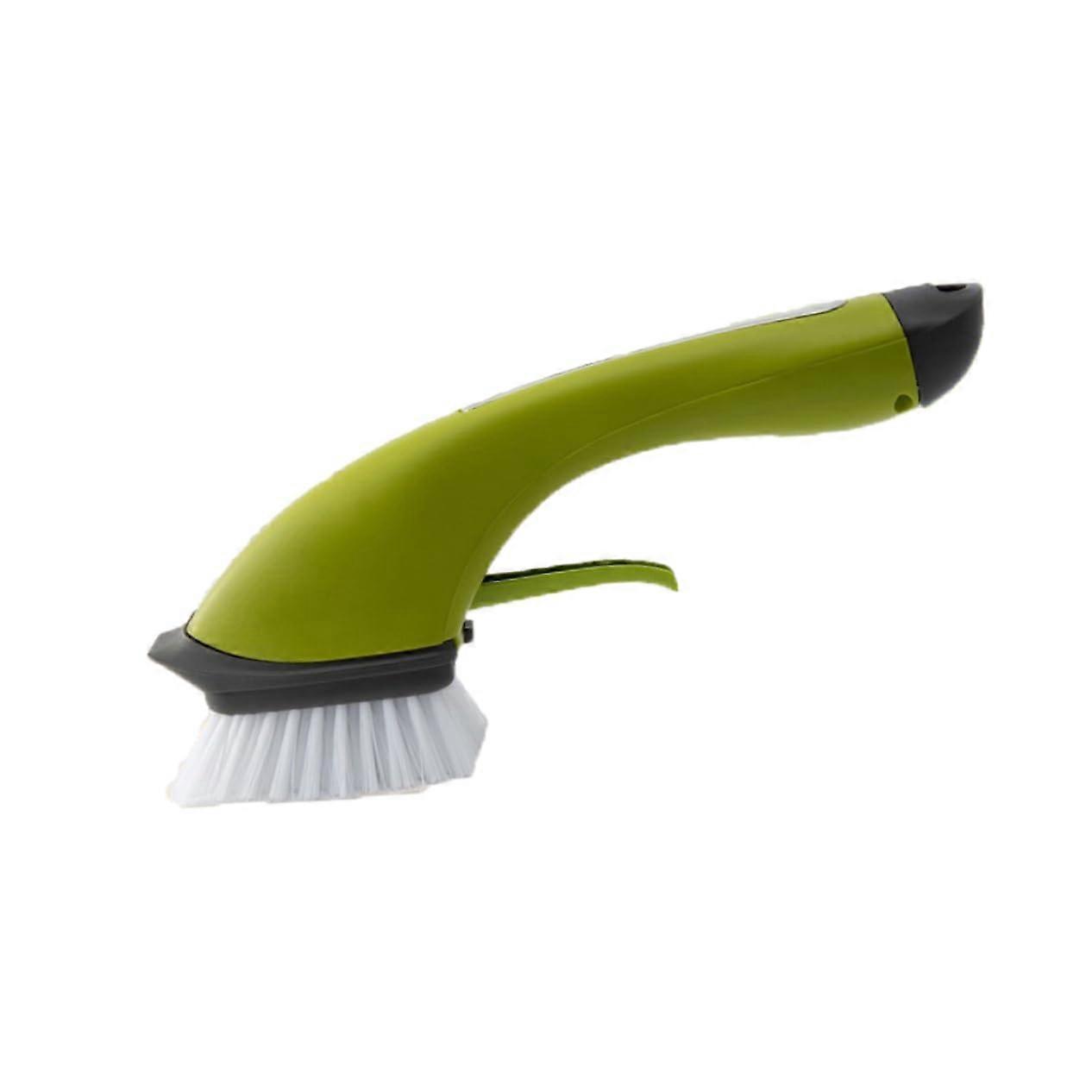 Automatic Water Adding Cleaning Brush with Long Handle for Floor Toilet and Kitchen Scrubbing