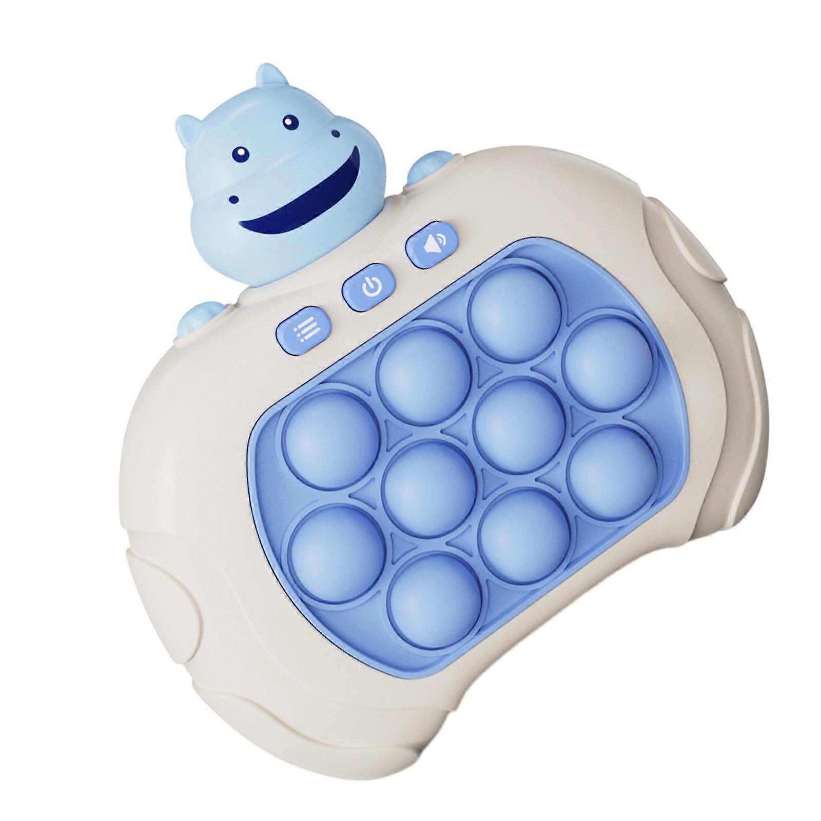 Breakthroughs Press Bubble Light Up Quick Push Toy Handheld Game Console Fidgets Reaction Exercise Office AntiStress Toy Multicolor