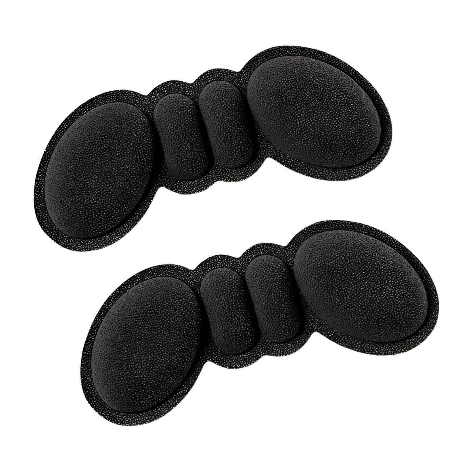 Soft Sponge Heel Grips With Nonslip Adhesive Backing For High Heels Comfort Secures Fit Size Adjuster Cushioned Inserts  Black