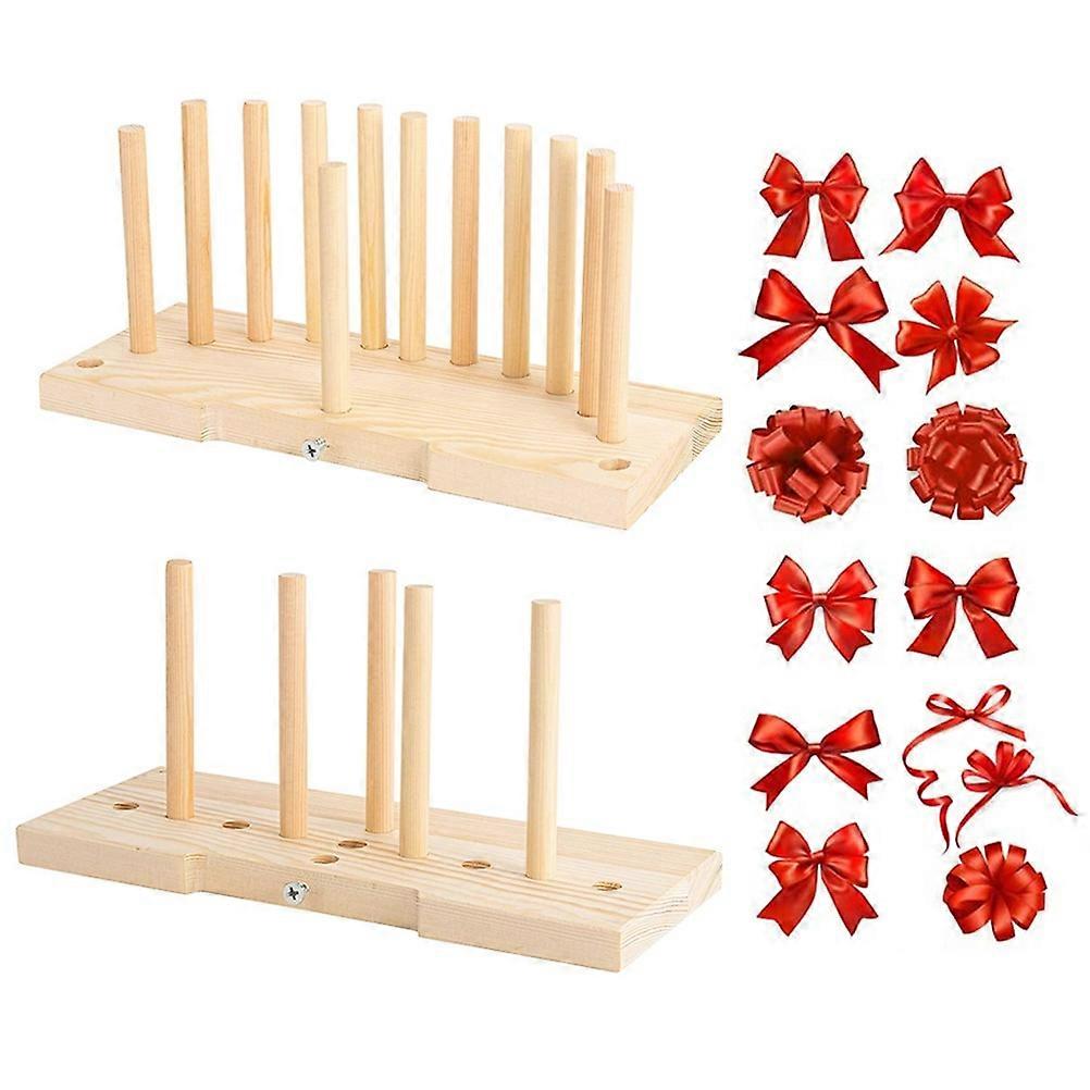Bow Maker Wooden Wreath Bow Maker Tool Durable Portable Bow Tie Machine