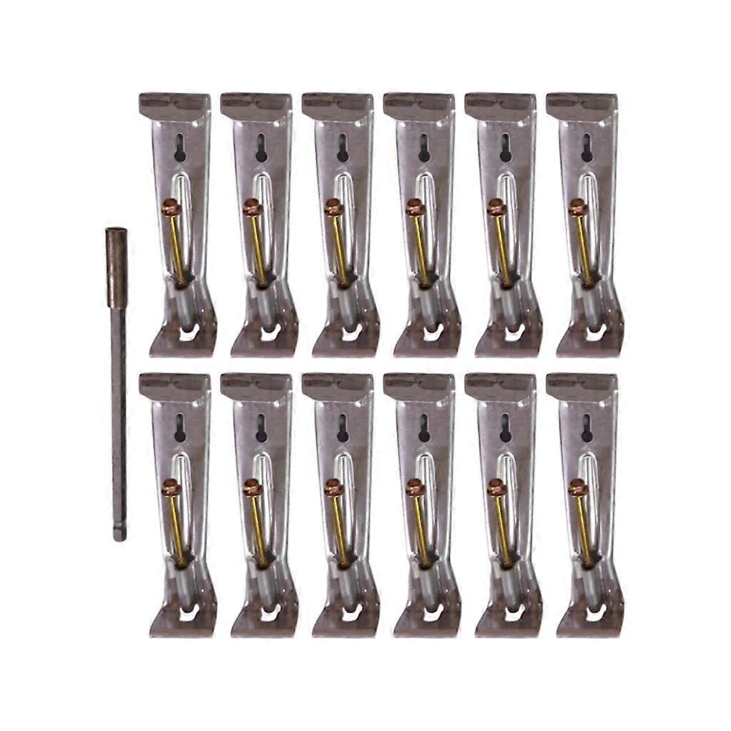 5 inch Gutter Clips for Gutter Repair Nut Driver Gutter Hangers 12pcs