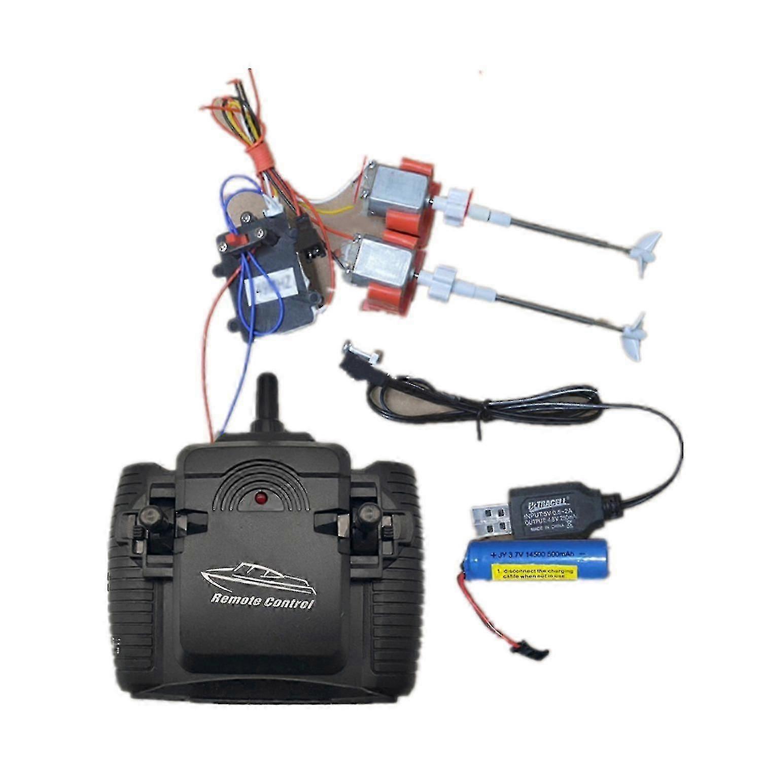 Rc Boat Model Boot Kits Shaft+socket+motor+propeller+controller+receiver Kit Fk-In Stock