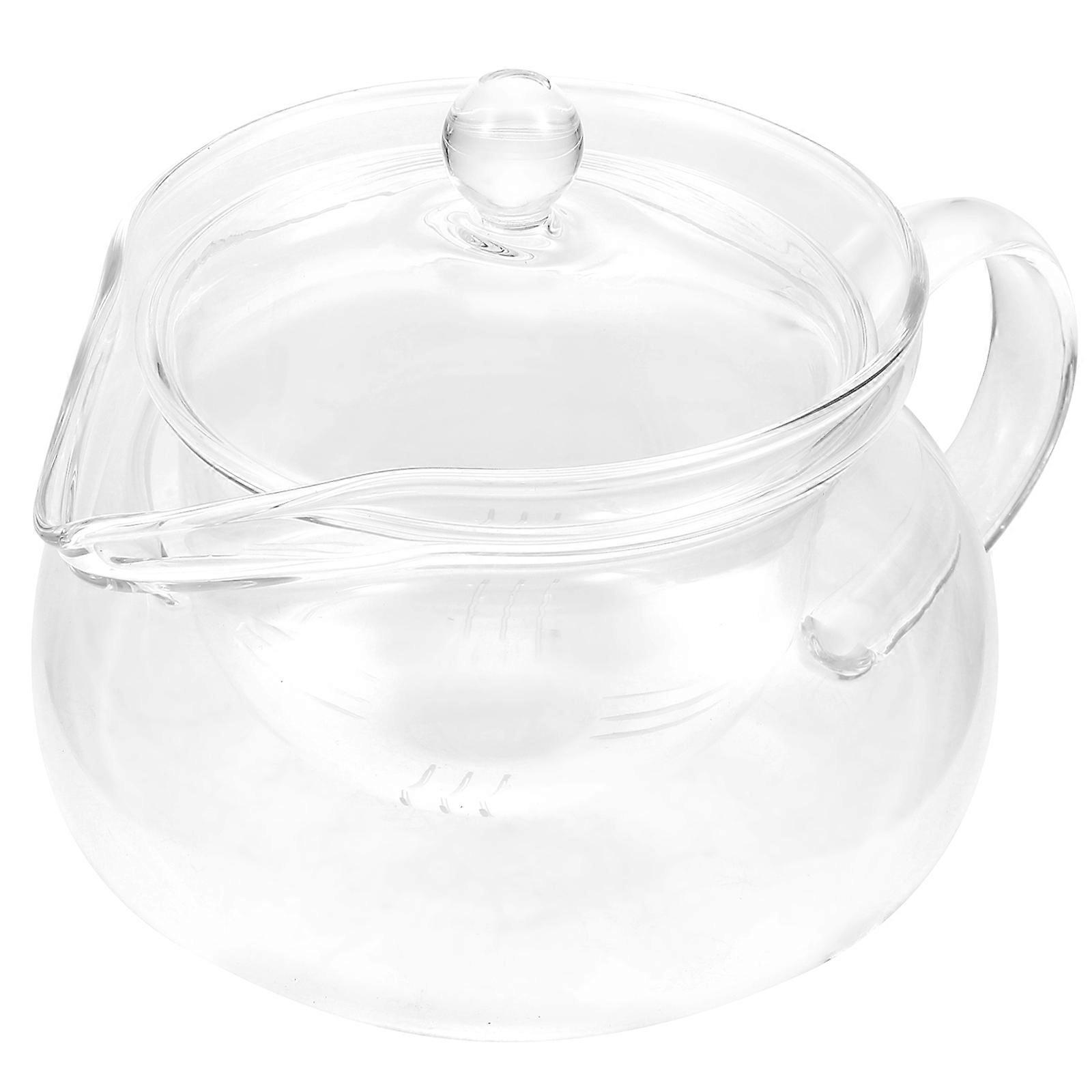 Multi-function Tea Pot Transparent Tea Kettle Loose Tea Pot Small Tea Pot Office Tea Brewing Kettle