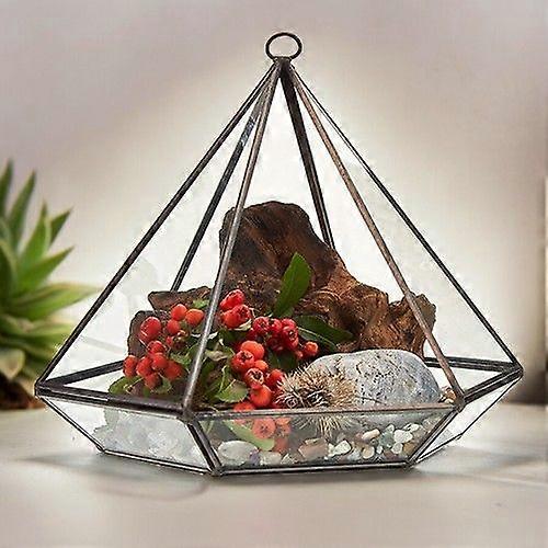 Glass Terrarium - Large Diamond X 1