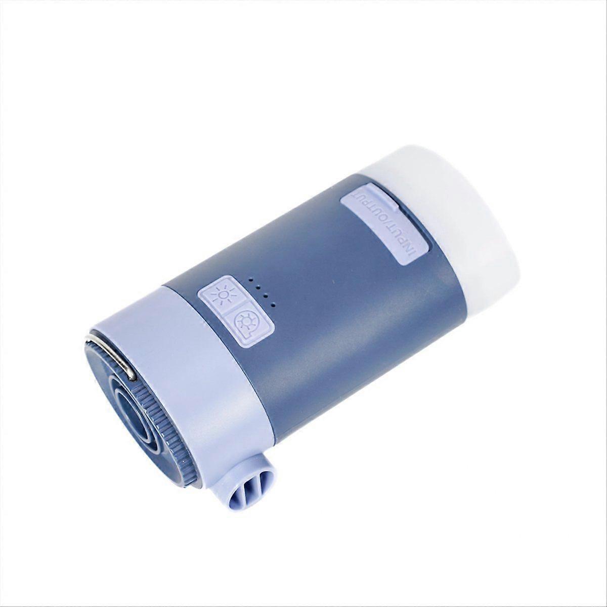 Versatile Electric Air Pump with LED Light, Compact for Camping, Inflatables, USB Charging,Ideal fo