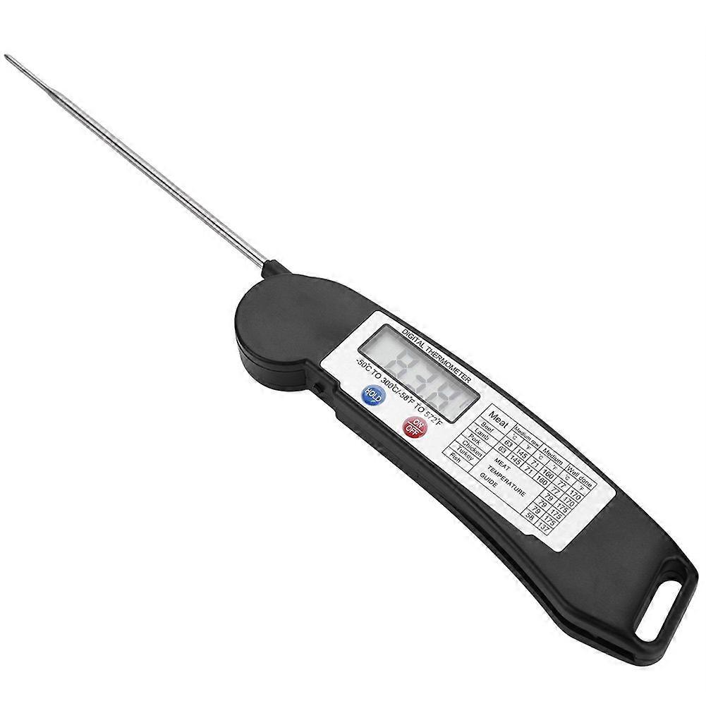 Digital Meat Thermometer with Instant Read, Foldable Stainless Probe for Grilling and BBQ