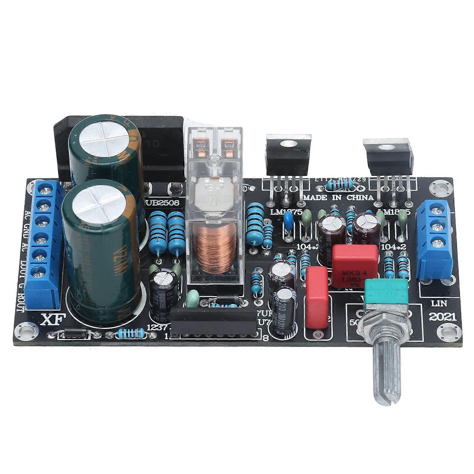 LM1875T Dual Channel Audio Amplifier Board 15W  Fidelity with Heat Sink for DIY Speakers