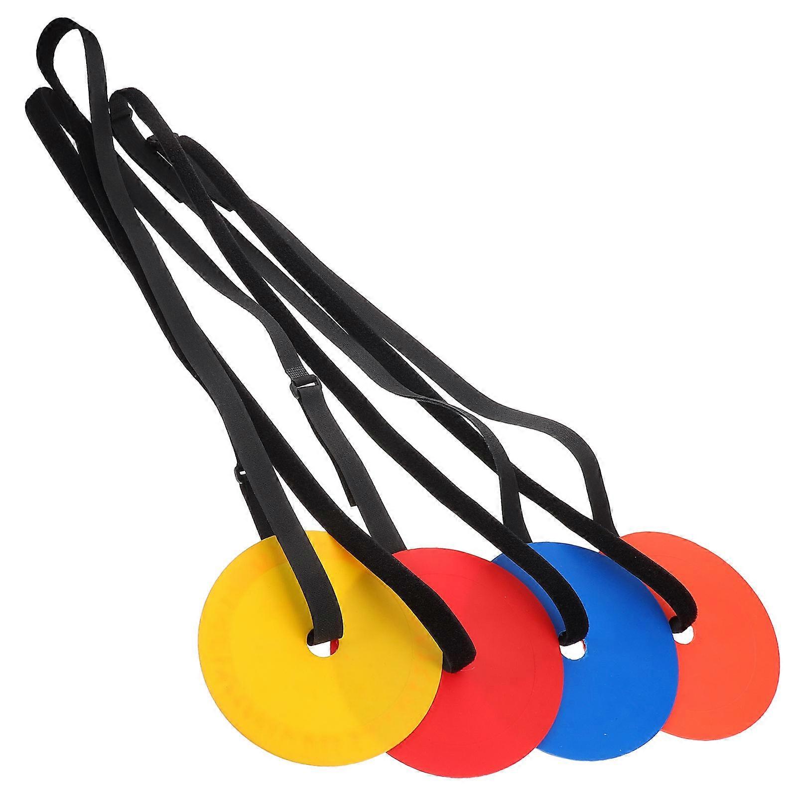 Flat Cone Soccer Practice Target for Training 16Pcs Assorted Color Accessories