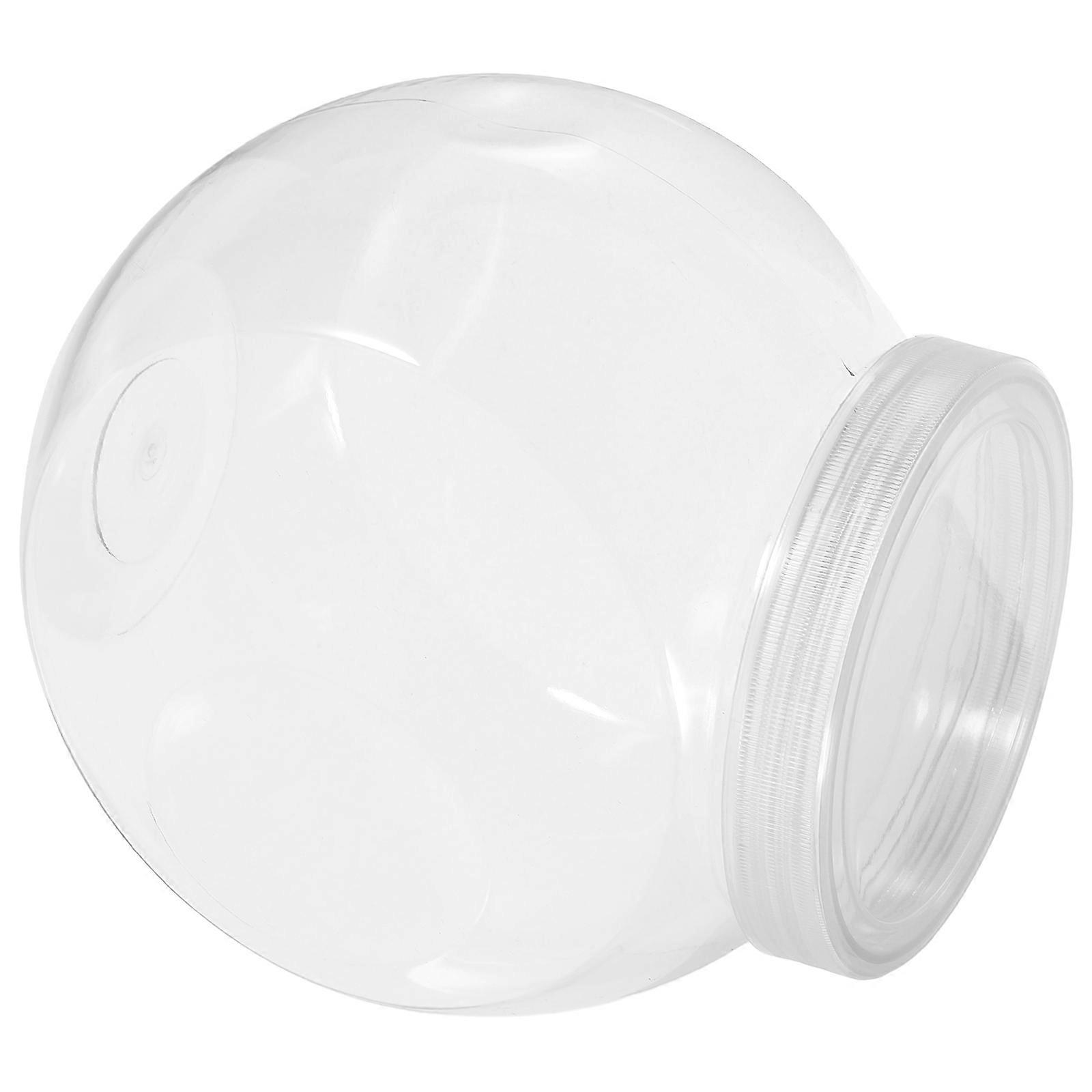 3pcs Clear Candy Jars Round Cookie Jars Multi-functional Snacks Sweet Storage Container