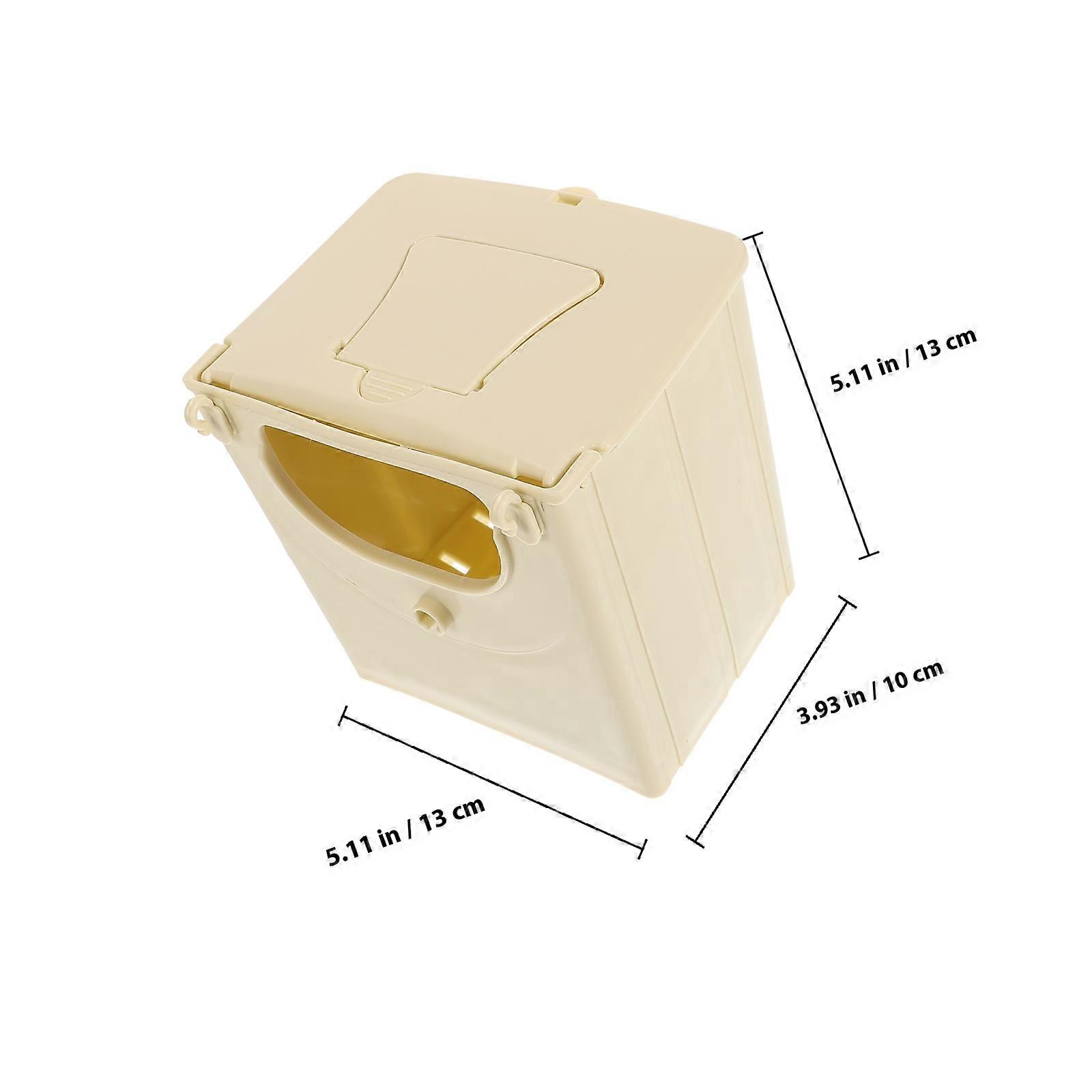 4Pcs Bird Breeding Box Plastic Bird Nesting Box Hanging Bird Box Bird Hatching House