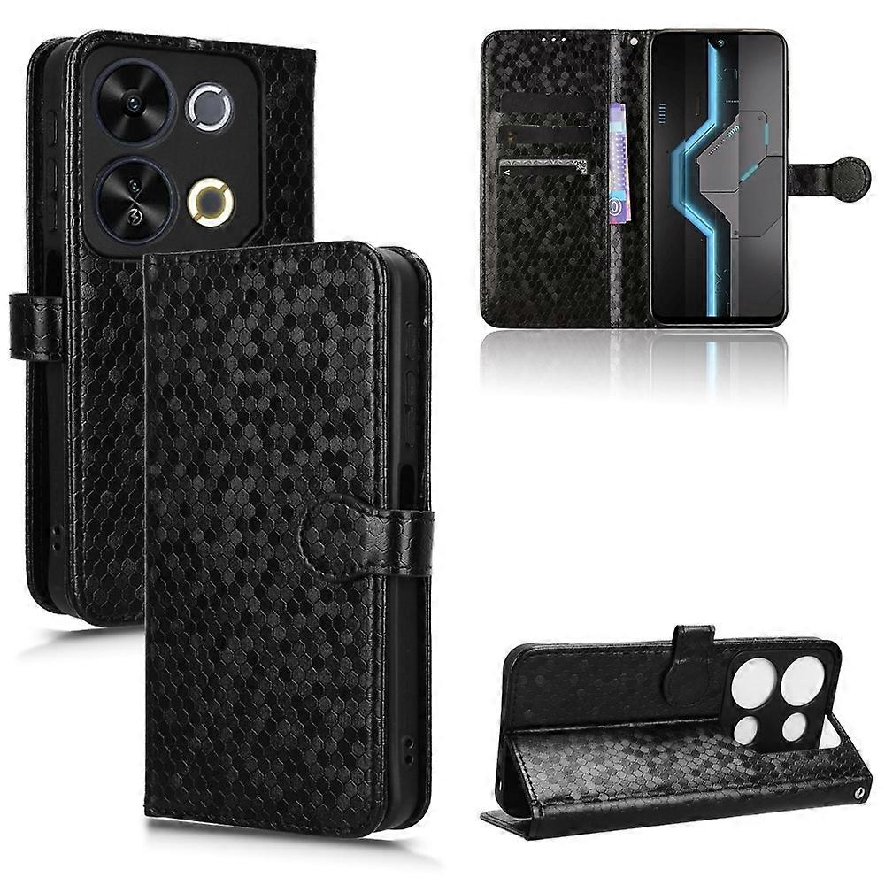 Honeycomb Dot Texture Leather Phone Case