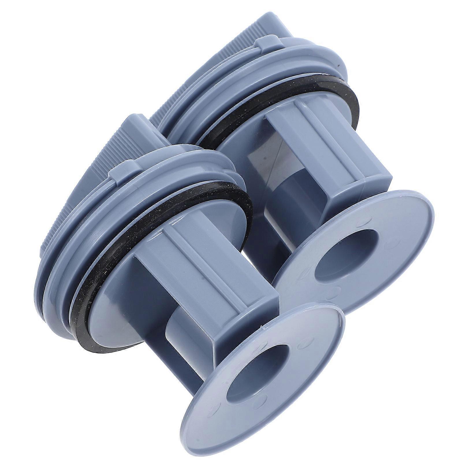 Drainage Pump Filter for Washing Machine Easy Install 2Pcs Set