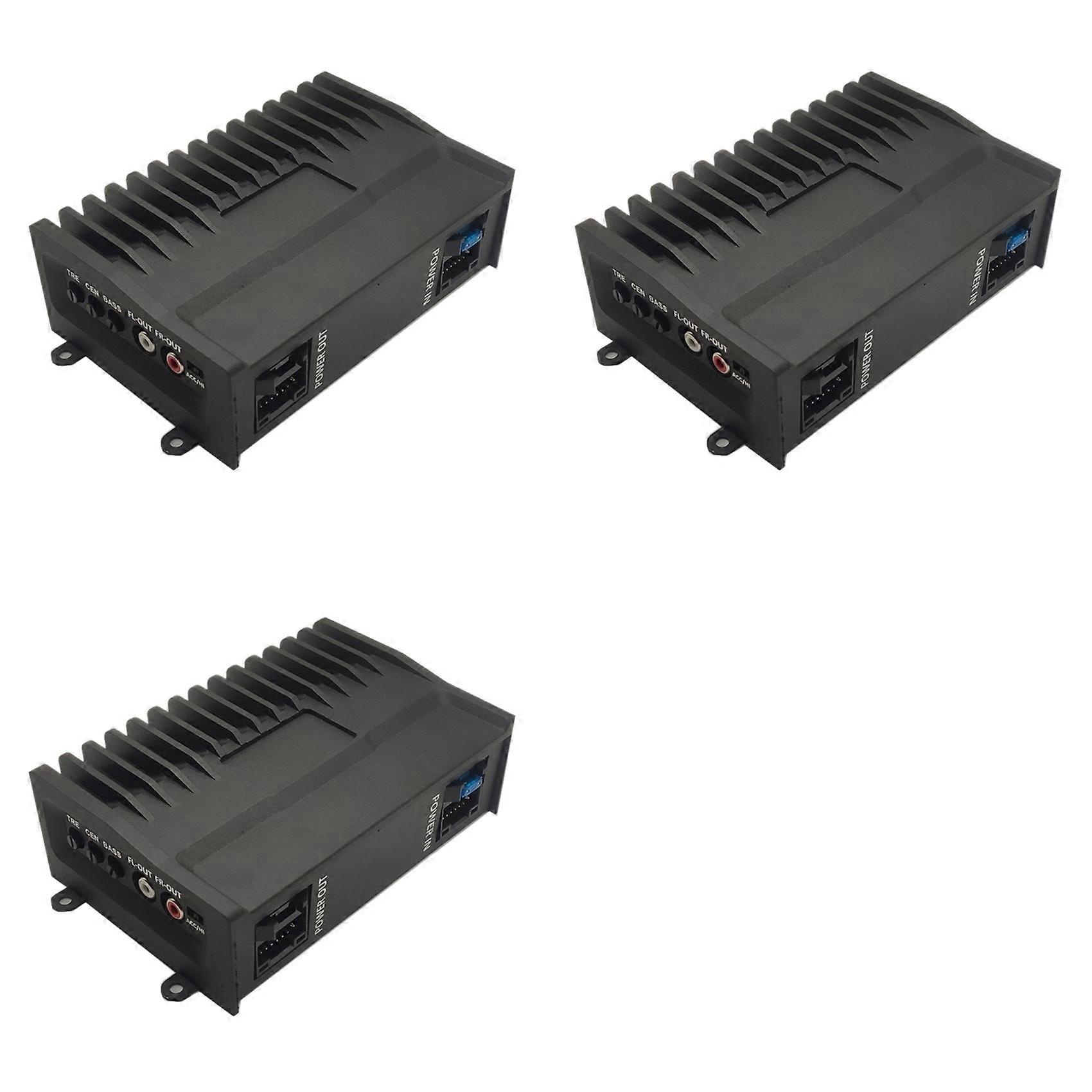 3X DSP Car Audio Processor 4x50W for Android Radio Stereo Amplifier HIFI Speakers Improve Subwoofer Plug and Play